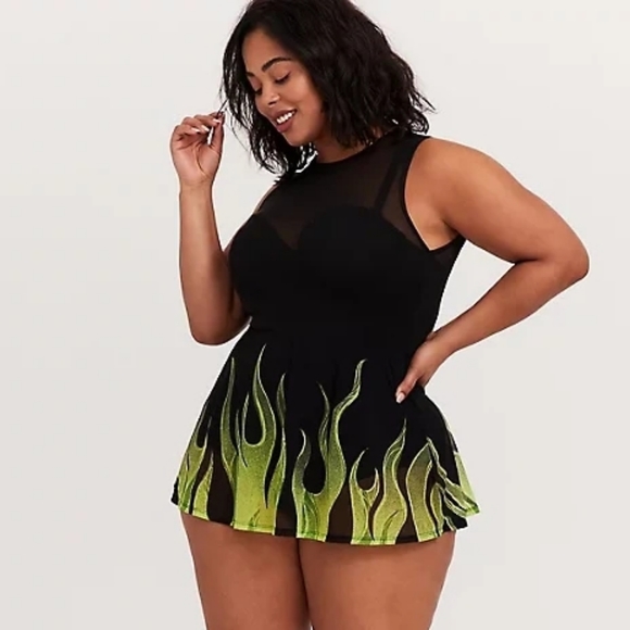 torrid Other - Torrid Disney Maleficent Black Swimsuit 3X